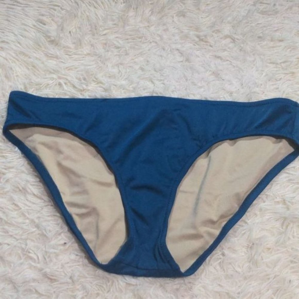 J Crew blue bikini bottoms size large